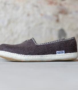 Vilten herenslof Feston brown