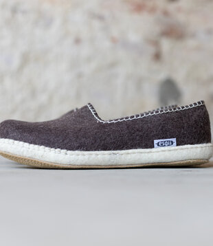 Vilten herenslof Feston brown