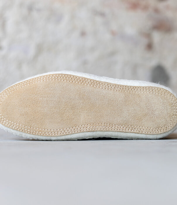 esgii Herren-Filzschuhe Feston Braun