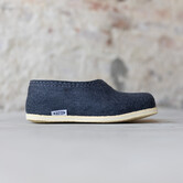 Vilten Pantoffel Garden Grey