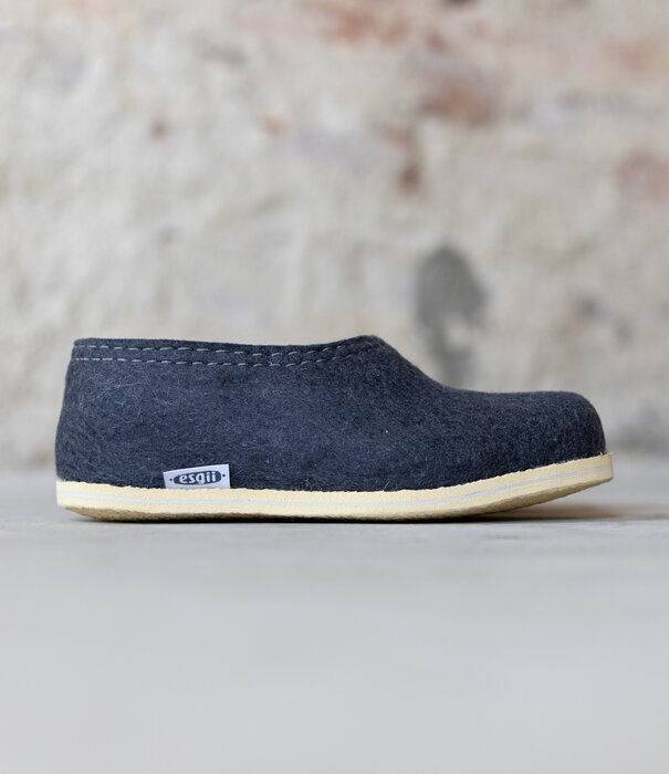 esgii Vilten Pantoffel Garden Grey