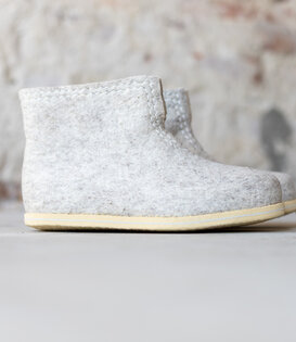 Herren-Filzschuhe High Boots Garden Dunkelgrau