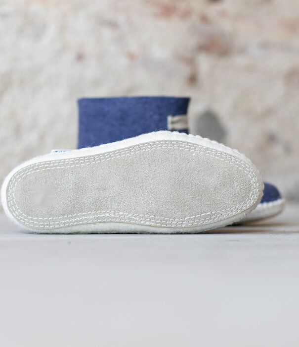 esgii Vilten herenslof  High Boots navy blue