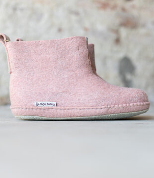 High Boots Filzschuhe Dusty Rosa