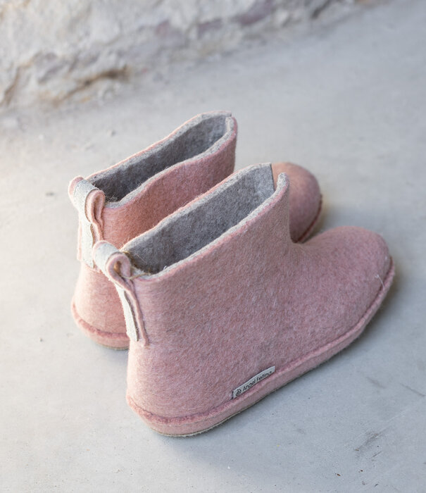 esgii High Boots Filzschuhe Dusty Rosa