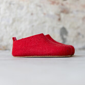 Damen-Filzschuhe Stripe Inside Rot