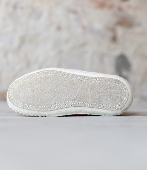 esgii Vilten dames sloffen Stitch grapefruit