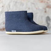 Vilten damesslof High Boots Garden Grey