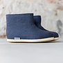 Vilten damesslof High Boots Garden Grey