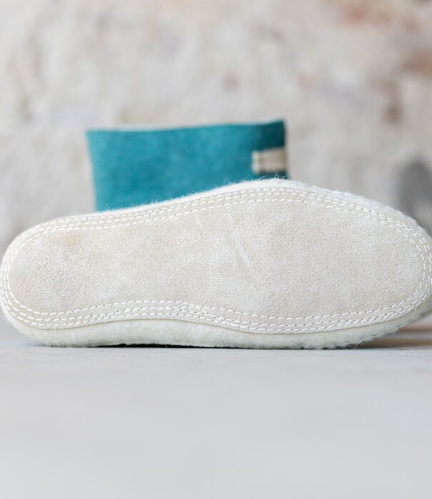 esgii Vilten damesslof High Boots seagreen
