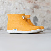 Vilten damesslof High Boots yellow