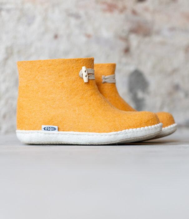 esgii Vilten damesslof High Boots yellow