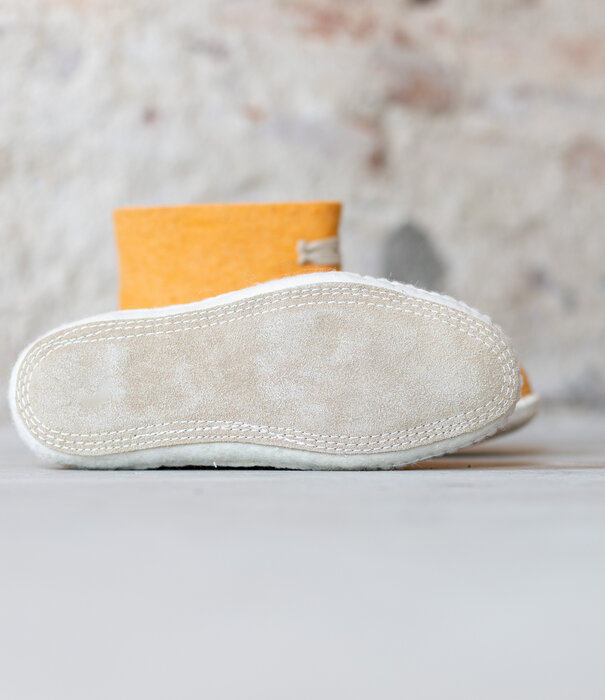 esgii Vilten damesslof High Boots yellow