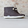 Vilten damesslof High Boots brown