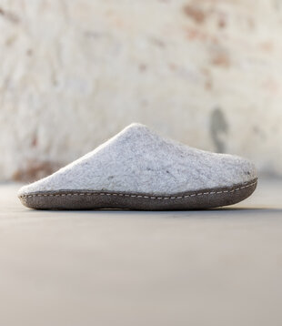 Dames Instapper Una - Lichtgrijs - Maat 36 t/m 41 - Zachte Zool