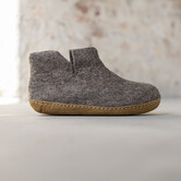 Vilten Hoge Dames Pantoffel Jado - Sesam - Maat 36 t/m 41 - Zachte Zool