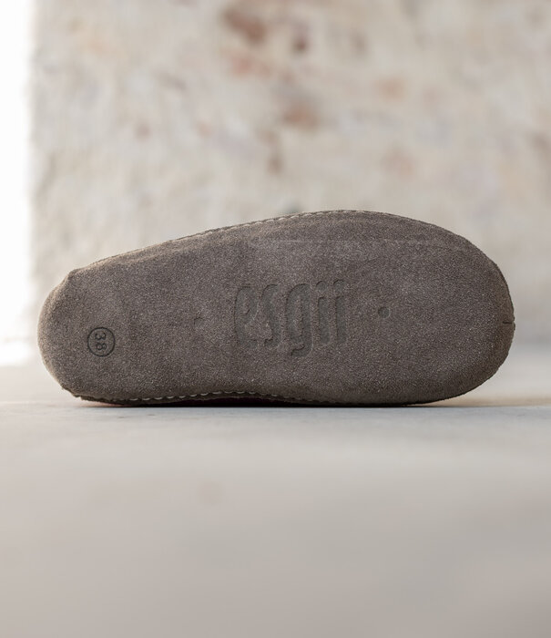 esgii Vilten Hoge Dames Pantoffel Jado - Bosbes - Maat 36 t/m 41 - Zachte Zool