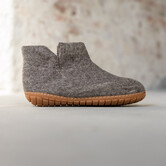 Vilten Hoge Dames Pantoffel Jado - Sesam - Maat 36 t/m 41 - Harde Zool