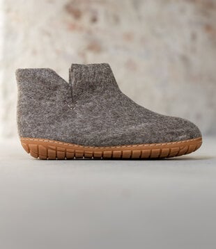 Hoge Dames Pantoffel Jado - Sesam - Maat 36 t/m 41 - Harde Zool