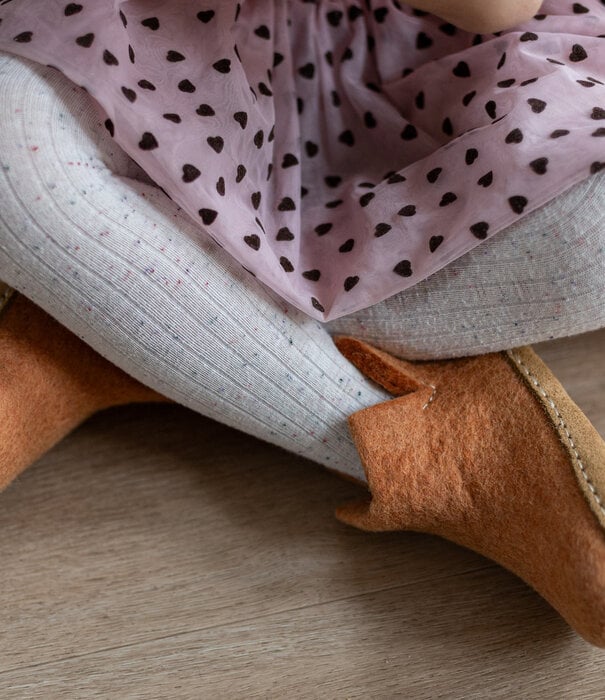 esgii Vilten Hoge Kinder Pantoffel - Zonsopgang - Maat 24 - Zachte Zool