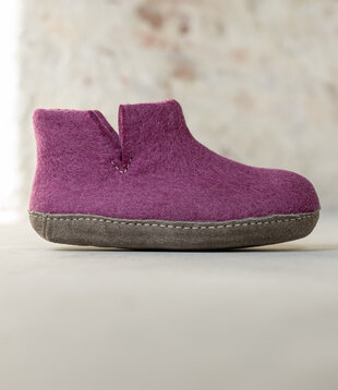 Hoge Dames Pantoffel Jado - Bosbes - Maat 36 t/m 41 - Zachte Zool