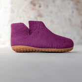 Vilten Hoge Dames Pantoffel Jado - Bosbes - Maat 36 t/m 41 - Harde Zool