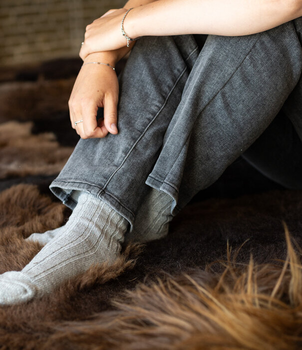 Van Buren Wollsocken Sid – Grau