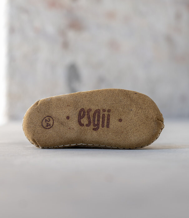 esgii Vilten Hoge Kinder Pantoffel - Sesam - Maat 24 - Zachte Zool
