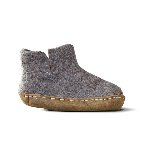 esgii Vilten Hoge Kinder Pantoffel - Sesam - Maat 24 - Zachte Zool