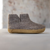 Filz Hoher Kinder Hausschuh - Sesam - Größe 24 bis 35 - Weiche Sohle