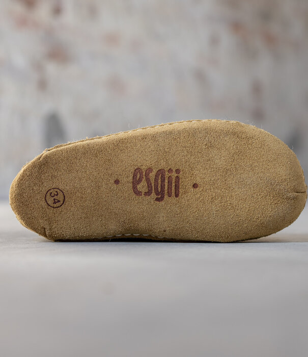 esgii Vilten Hoge Kinder Pantoffel - Sesam - Maat 24 - Zachte Zool