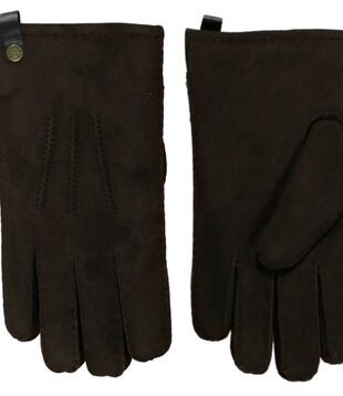 Schapenvacht Handschoenen - Zwart - Heren