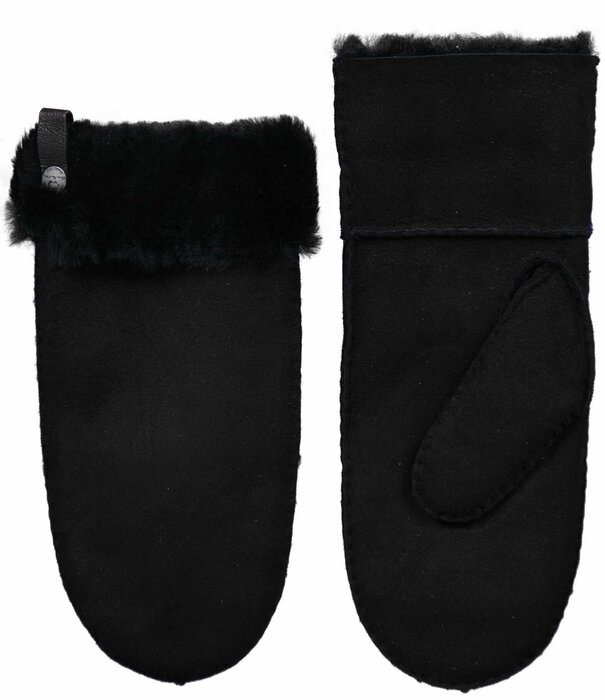 esgii Schapenvacht Wanten - Zwart - Dames - 5 Maten