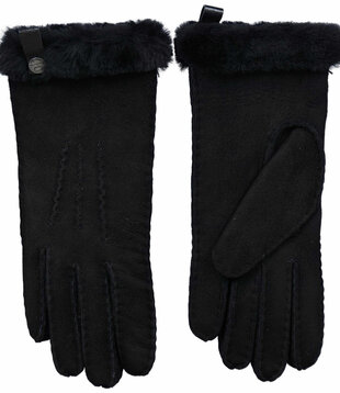 Schapenvacht Handschoenen - Zwart - Dames