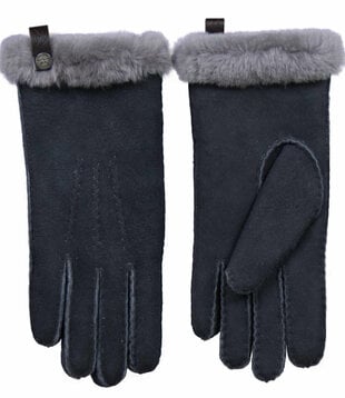 Schapenvacht Handschoenen - Grijs- Dames - 3 Maten