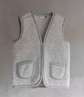 Wollen bodywarmer Taru - Grijs