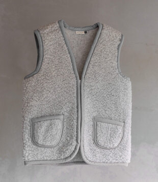 Wollen bodywarmer Taru - Grijs