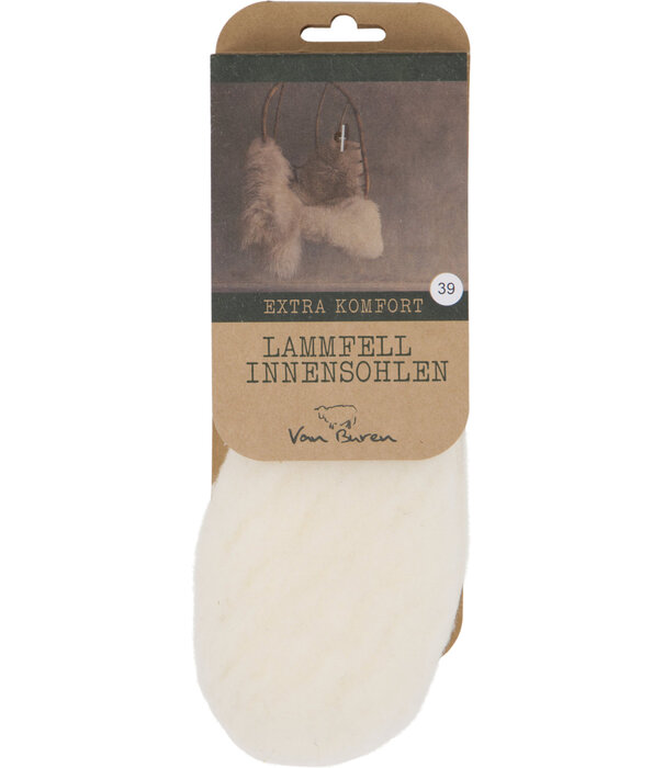 Van Buren sinds 1861 Schapenvacht Inlegzolen - Maat 36 t/m 47