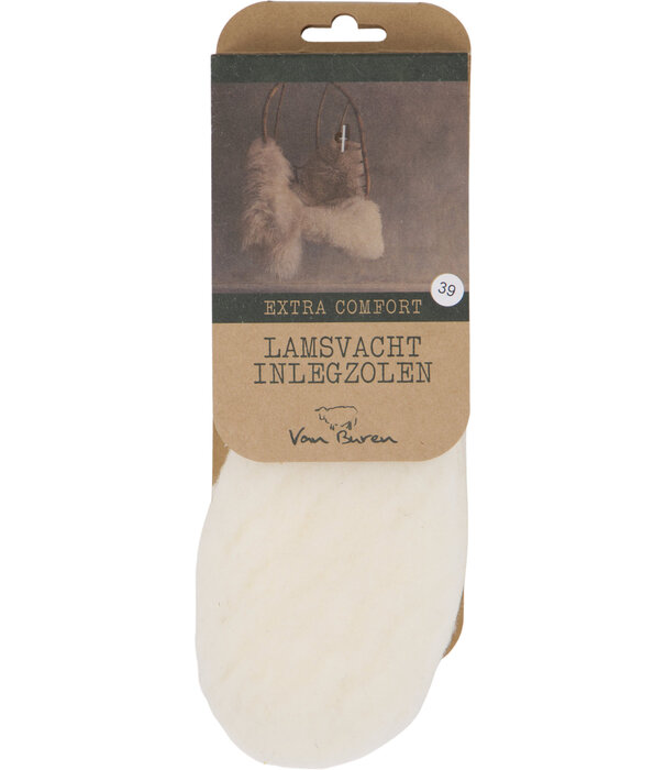 Van Buren sinds 1861 Schapenvacht Inlegzolen - Maat 36 t/m 47