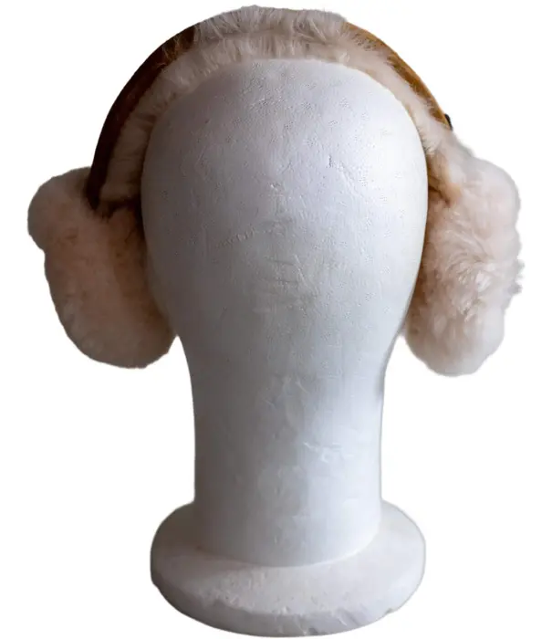 Van Buren sinds 1861 Lamsvacht Oorwarmers Camel