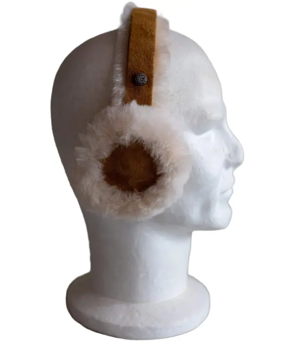 Van Buren sinds 1861 Lamsvacht Oorwarmers Camel