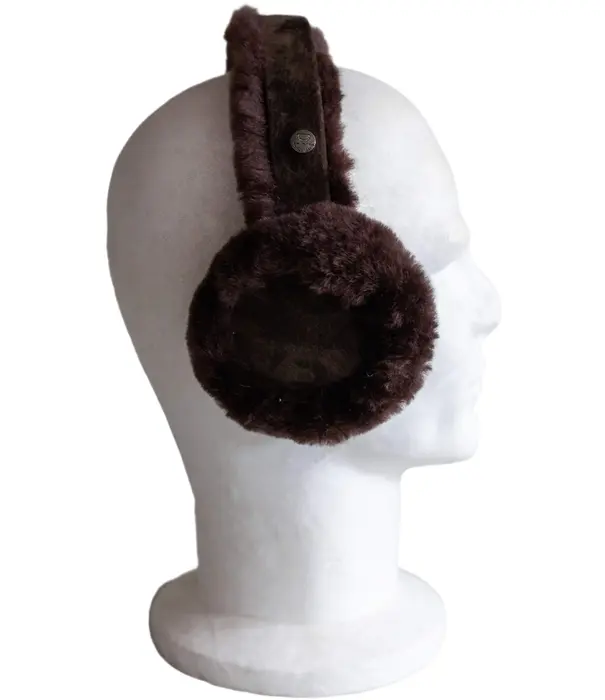 Van Buren sinds 1861 Lamsvacht Oorwarmers - Zwart