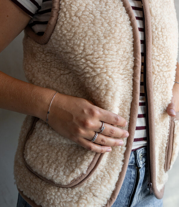 Van Buren sinds 1861 Wollen bodywarmer Taru - Camel - 7 maten