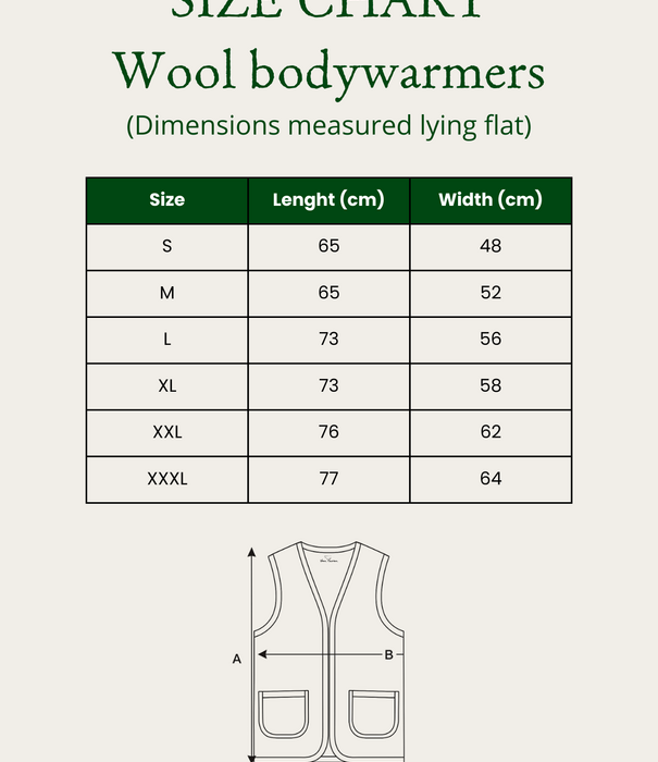 Van Buren sinds 1861 Wollen bodywarmer Taru - Grijs - 7 maten