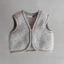 Wollen babybodywarmer Nilo Grijs - XS / 74-92