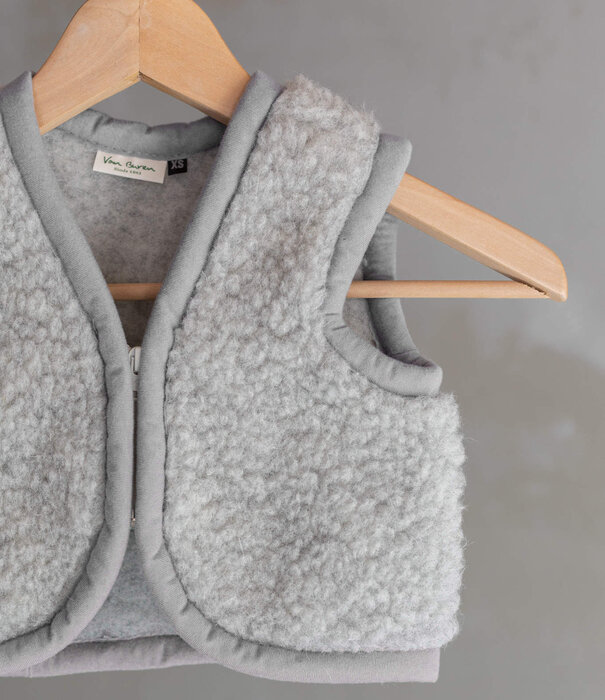 Van Buren sinds 1861 Wollen babybodywarmer Nilo Grijs - XS / 74-92