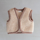 Wollen babybodywarmer Nilo Camel - XS / 74-92