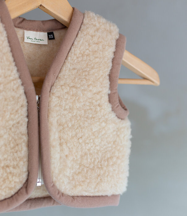Van Buren sinds 1861 Wollen babybodywarmer Nilo Camel - XS / 74-92