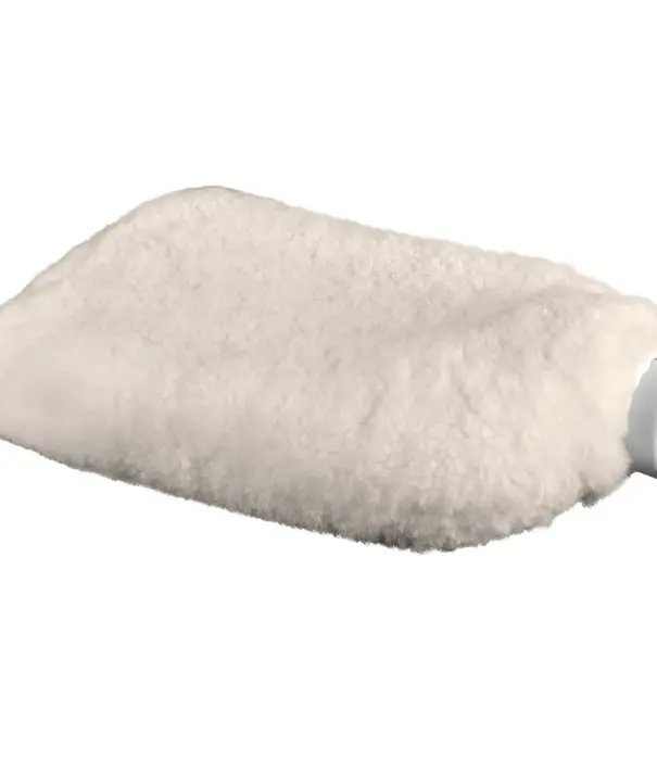 Van Buren sinds 1861 Lamsvacht kruik - wollen warmwaterkruik - Kleur: Wit