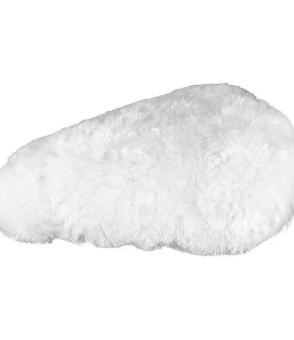 Van Buren sinds 1861 Schapenvacht Fietszadeldekje - 3 Kleuren - Kleur: Wit